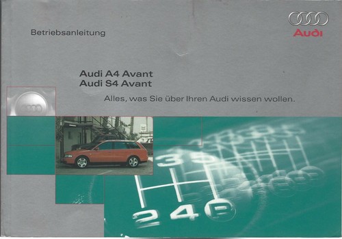 Audi avant b5 manuale - /, s4