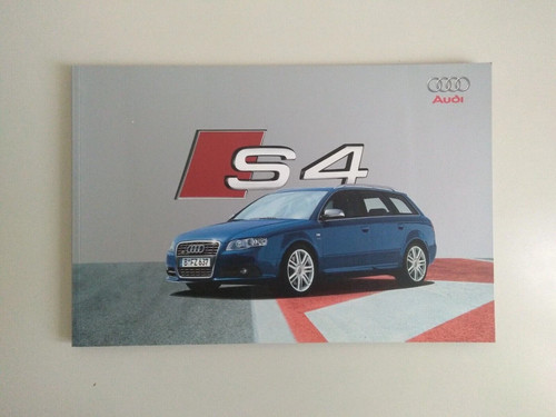 Depliant brochure audi - depliant, s4
