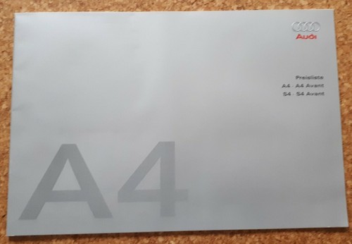 Listino prezzi audi a4 - listino,