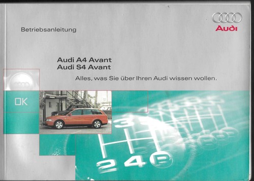 Audi avant b5 manuale - avant,
