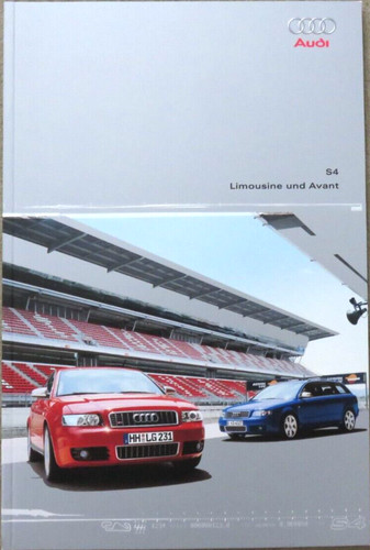 Brochure depliant audi - depliant, s4