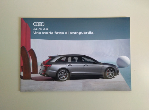 Depliant brochure audi s4 - a4, e